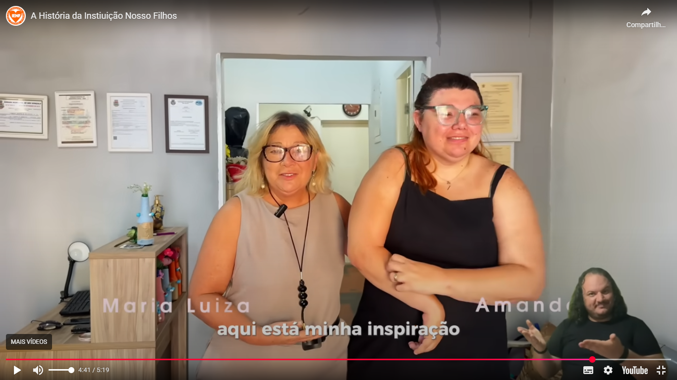 Maria Luiza Medeiros e Amanda — a história que deu origem à IENF e à inclusão produtiva de PCDs